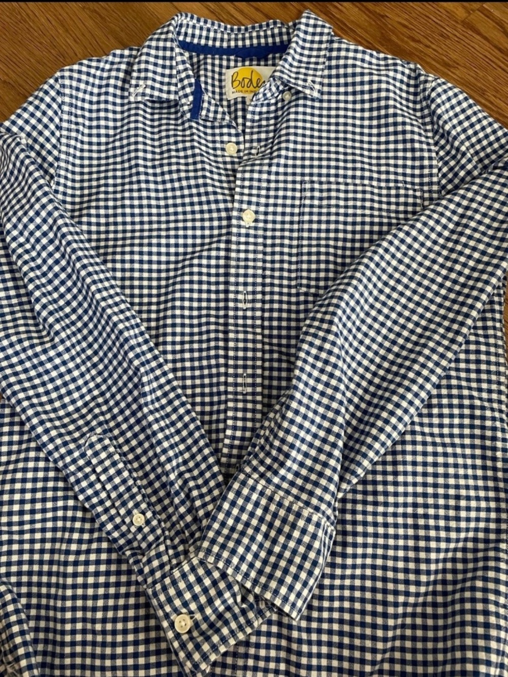 Boden boys long sleeve check shirt size 13-14 year (XL)